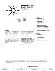 HSMF-C118 datasheet pdf Agilent (Hewlett-Packard)