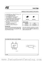 74V1T86 datasheet pdf ST Microelectronics