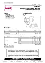 SPM3215 datasheet pdf SANYO