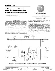 NCP1216 datasheet pdf ON Semiconductor