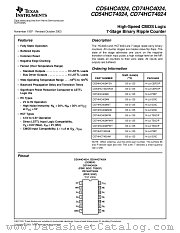 CD54HC4024F3A datasheet pdf Texas Instruments