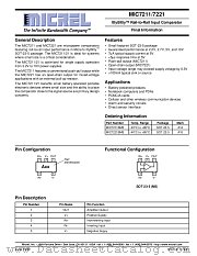 MIC7211 datasheet pdf Micrel Semiconductor