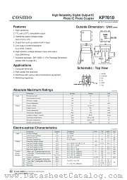 KP7010 datasheet pdf Cosmo Electronics