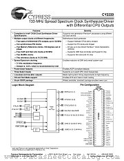 CY2220PVC-1T datasheet pdf Cypress