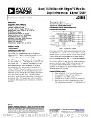 AD5666YRUZ-1 datasheet pdf Analog Devices
