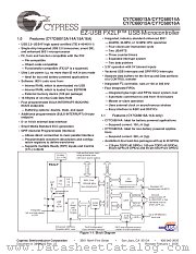 CY7C68013A-128AXC datasheet pdf Cypress