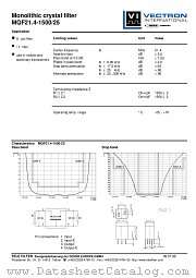 MQF21.4-1500/25 datasheet pdf Vectron