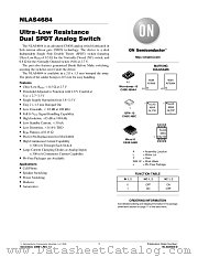 NLAS4684FCT1 datasheet pdf ON Semiconductor