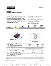 FDC6320C_NL datasheet pdf Fairchild Semiconductor