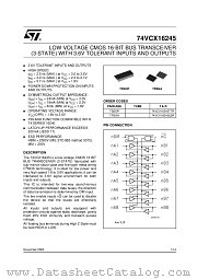 74VCX16245LB datasheet pdf ST Microelectronics