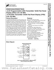 DS90CF363AMTD datasheet pdf National Semiconductor