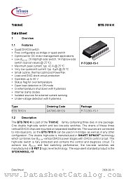 BTS 7810 K datasheet pdf Infineon