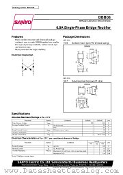DBB08G datasheet pdf SANYO