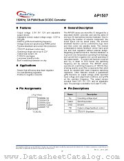 AP1507 datasheet pdf Anachip