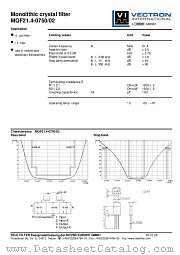 MQF21.4-0750/02 datasheet pdf Vectron