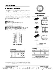 74FST3244 datasheet pdf ON Semiconductor