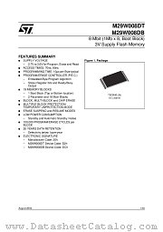 M29W008D datasheet pdf ST Microelectronics