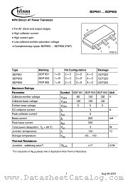 BDP 955 E6327 datasheet pdf Infineon