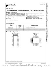 5962-9231401Q3A(54ABT543E-QML) datasheet pdf National Semiconductor