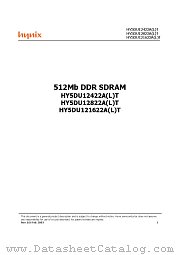 HY5DU12422A(L)T-J datasheet pdf Hynix Semiconductor