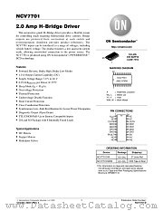 NCV7701 datasheet pdf ON Semiconductor