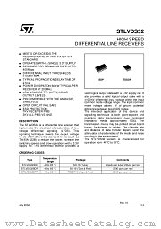 STLVDS32B datasheet pdf ST Microelectronics