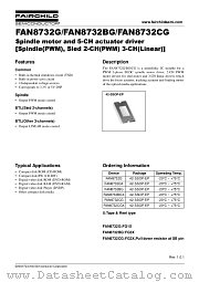 FAN8732GX datasheet pdf Fairchild Semiconductor