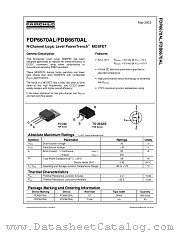 FDB6670AL_NL datasheet pdf Fairchild Semiconductor