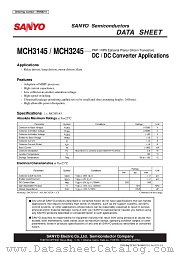 MCH3245 datasheet pdf SANYO