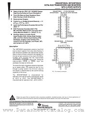 SNJ54ABT2952AFK datasheet pdf Texas Instruments
