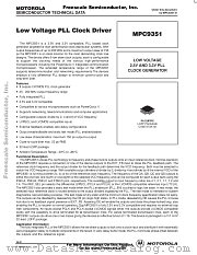 MPC9351 datasheet pdf Freescale (Motorola)