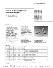 HDSP-F303-DE000 datasheet pdf Agilent (Hewlett-Packard)