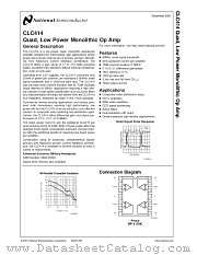 CLC414AE-MIL datasheet pdf National Semiconductor