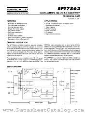 SPT7863SCT datasheet pdf Fairchild Semiconductor