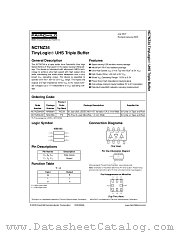 NC7NZ34L8X datasheet pdf Fairchild Semiconductor