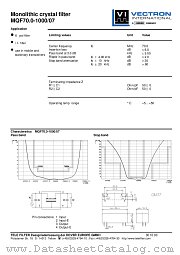 MQF70.0-1000/07 datasheet pdf Vectron