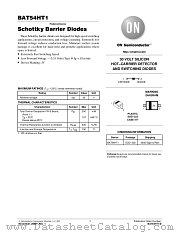 BAT54HT1 datasheet pdf ON Semiconductor