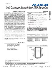 MAX5069 datasheet pdf MAXIM - Dallas Semiconductor