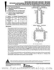 SNJ54AS652FK datasheet pdf Texas Instruments
