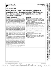 FPD87352 datasheet pdf National Semiconductor
