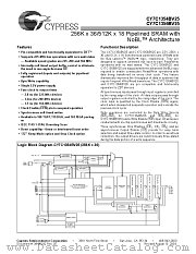 CY7C1354BV25-166AC datasheet pdf Cypress