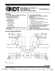 IDT70V9079L7PF datasheet pdf IDT
