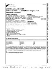 LMS1585AISADJEP datasheet pdf National Semiconductor