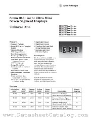 HDSP-U113 datasheet pdf Agilent (Hewlett-Packard)
