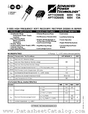 APT15DS60S datasheet pdf Advanced Power Technology