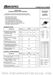 F10C15 datasheet pdf MOSPEC Semiconductor