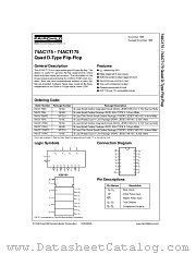 74AC175SJ datasheet pdf Fairchild Semiconductor