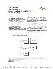 IC62LV2568L datasheet pdf ICSI