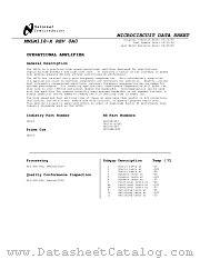JM38510/10107BHA datasheet pdf National Semiconductor