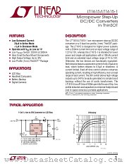 LT1615-1 datasheet pdf Linear Technology